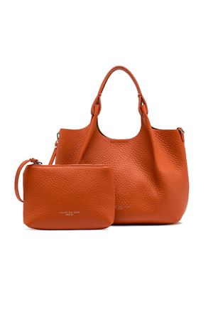 Orange grain leather maxi Dua bag GIANNI CHIARINI | BS9719RNGDBL13858